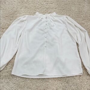 Elegant White Women's Blouse